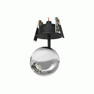 Spot encastrable LED Bora 8,5 W 36° 3000 K Argent - Spot sphérique orientable haute efficacité - Beneito & Faure - argenté 8436590200292