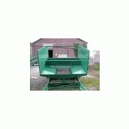 Trémie de stockage en acier galvanisé pour remplissage de big-bag à fond guillotine, ouvert, vibrant ou à ouverture multiple