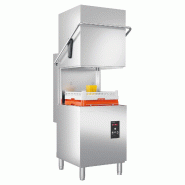 Vaiotec Lave-vaisselle à capot TOPLINE 50x50 / 400 volts - Modèle : VT-SX HW54 DRD, 630 x 750 mm - 12122