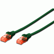 ASSMANN digitus câble patch cat 6 u/utp - lszh, 1 m, vert - vert dk-1617-010/g