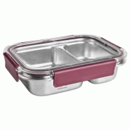 Boîte Inox avec Couvercle en Plastique AS TwoGo - Lacor - 8414271646201