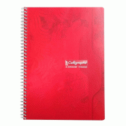 Calligraphe Lot de 10 Cahier Ligne 7000 A4, 100p./50 feuilles 70 g/m² reliure intégrale, quadrillé 5x5 - 3210330024073