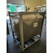 Cuve empilable en acier inoxydable 1 000 litres - référence : c13261