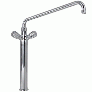 Diamond - Colonne avec robinet mélangeur, "Gros debit" "Heavy-Duty" (Sortie MONO) - réf. CW7004-HD - gris inox AKS-CW7004-HD Diamond - Colonne avec robinet mélangeur, "Gros debit" "Heavy-Duty" (Sortie MONO) - réf. CW7004-HD - gris inox AKS-CW7004-HD