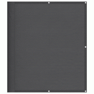 Écran de balcon anthracite 120x800 cm 100% polyester oxford Modèle Balcon Gamma - 4000061