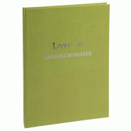 Exacompta Livre de Remerciements 21x29,7 cm, 96 pages, coloris pistache - 3370440391448