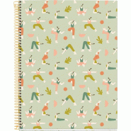 MIQUELRIUS Cahier Yoga A4, 200p./100 feuilles 70 g/m² détachables et perforées, quadrillé 5x5 - 8422593042922
