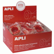 Apli Lot de 35 Ruban adhésif cristal, 19mm x 33m - 8410782162803