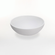 AQA Design Lavabo à poser en céramique PARIS 2 blanc L.Ø.42 P.Ø.42 H.15 MP00511 - blanc céramique MP00511 AQA Design Lavabo à poser en céramique PARIS 2 blanc L.Ø.42 P.Ø.42 H.15 MP00511 - blanc céramique MP00511