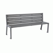 Banc en Acier Gala - 1800 mm - 5 ou 6 lames - Avec ou Sans accoudoirs - Structure en acier peint sur zinc_0