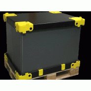 Caisse palette  plastique ou bois pliable - sur-mesure  -  BLCPEXAK