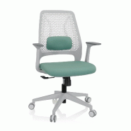 Chaise de bureau PARFERIO W Tissu bleu hjh OFFICE - vert polyester 810032
