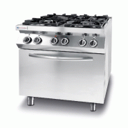 Cuisinière kitchen line - 4 feux avec four à convection électrique ... - P225882