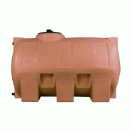Cuve 500l Aérienne De Récupération D'eau - Réservoir Horizontal Terracotta - Elbi Cho500 Cuve 500l Aérienne De Récupération D'eau - Réservoir Horizontal Terracotta - Elbi Cho500