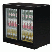 Equipementpro Frigo Arrière-Bar 208 Litres – 2 Portes Coulissantes Vitrées - SC-220YF