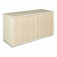 Meuble Vertigo T01 4 tiroirs à l'anglaise MDF naturel et érable 120x47x60 cm