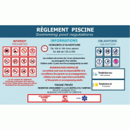 Panneau pour piscine