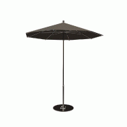 Parasol pour terrasse Pro Moorea rond Ø250 cm armature + toile + housse - taupe