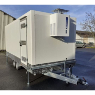 Remorque frigorifique double essieu 3000kg - RAPHA 23 - Dimensions intérieures 4m90 x 1m90 x 1m90_1