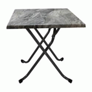 Stamp Reverdy table variation 70x70 sydney 5716/pied gris martele - multicolore multi-matériau 3661365003555 Stamp Reverdy table variation 70x70 sydney 5716/pied gris martele - multicolore multi-matériau 3661365003555