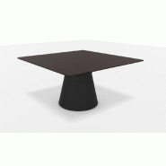 Tables modulable "ESSENS" - Piètement rond (Ø 65 cm), Carré (140 x 140 cm), Wenge Tables modulable "ESSENS" - Piètement rond (Ø 65 cm), Carré (140 x 140 cm), Wenge