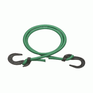 Tendeur en caoutchouc à crochets, Ø8mmx80cm, vert - THIRARD - vert aluminium 3150262906293