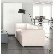 Canapé d'accueil Planer - Mobel Linea - 3 places, Blanc cassé, Droite_0