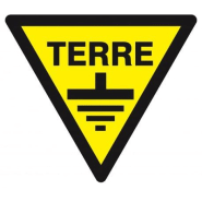 Danger terre 300x300x300mm TALIAPLAST | 629324 Danger terre 300x300x300mm TALIAPLAST | 629324