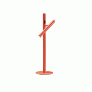 Gea Luce Lampe De Table Gealuce Gls En Aluminium Orange Brûlé - Lampe Led Orientable 5,4W Avec Variateur Push, 3000K, Faisceau 25°, Ip20, Design Mo