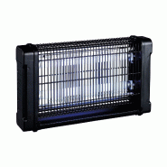 INTEC Lampe Anti Moustique Néon UV 20W Intérieur/Extérieur Piège à Insectes 80m² Grille Haute Tension Anti Mouches Insectes volants - noir 37015