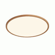 Nordlux Plafonnier OJA 42 | IP54 2700K | Dim Matière plastique Feuille de bois, H.2.3 - IP54 - LED Module / Intérieur - marron 5704924016417