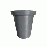 PLAST'UP ROTOMOULAGE Pot de fleurs rond xxl delight 760l - GRIS - gris 0669014882325