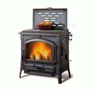 Poêle à bois en fonte isotta con cerchi evo 11,9 kw ref 711911