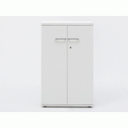 Armoire mi-haute H148 portes battantes MDD Armoire mi-haute H148 portes battantes MDD