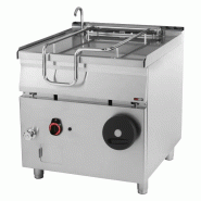 RM GASTRO Sauteuse basculante manuelle à gaz 80 l fond en inox REDFOX - BR 90/80 G/N - REDFOX - 0615402689809