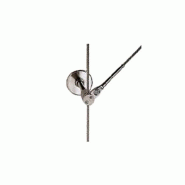 Serre-câble croisé inox M12+1D - Fixation multi-angles latérale