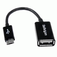 StarTech Cble adaptateur Micro USB vers USB Host OTG de