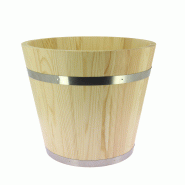 Vasque pin naturel verni Fustel Ø35 -