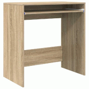 VidaXL Bureau Chêne Sonoma 77,5 x 43 x 79 cm Bois d'ingénierie Modèle Solaris - 869516_0