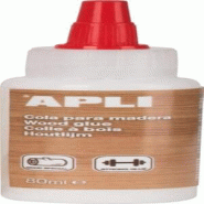 Apli Lot de 12 Flacon de colle à bois - 80 ml - 8410782173748
