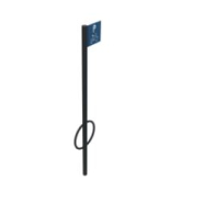 Appui Vélos Parkéa avec drapeau Appui Vélos Parkéa avec drapeau