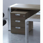 Caisson mobile TAK - Mobel Linea - Blanc, 3 tiroirs_1