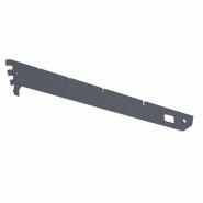 Console inclinable 2 positions anthracite 0-15º P50 cm