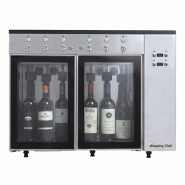 Distributeur à vin au verre 6 bouteilles - LE SHOPPING DU CHEF Distributeur à vin au verre 6 bouteilles - LE SHOPPING DU CHEF