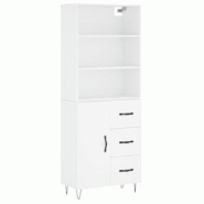 Helloshop26 - Buffet bahut commode armoire meuble de rangement organisateur cuisine salle de séjour salon haut 69,5 x 34 x 180 cm 02_0032740 - 300021 Helloshop26 - Buffet bahut commode armoire meuble de rangement organisateur cuisine salle de séjour salon haut 69,5 x 34 x 180 cm 02_0032740 - 300021