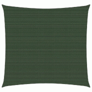 Helloshop26 - Voile d'ombrage 160 g/m² vert foncé 2 x 2 m PEHD 02_0009410 - vert 3000508347765
