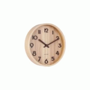 Horloge en bois Pure 22 cm Naturel Karlsson - marron 8714302658099 Horloge en bois Pure 22 cm Naturel Karlsson - marron 8714302658099