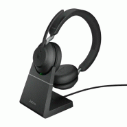 Jabra Evolve2 65 Casque Sans fil Arceau Bureau/Centre d'appels USB Type-A Bluetooth Noir