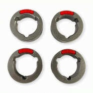 Kit 4 galets ALU Ø1,0/1,2 pour Powertec i et Dévidoir Lincoln Kit 4 galets ALU Ø1,0/1,2 pour Powertec i et Dévidoir Lincoln
