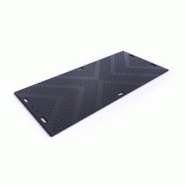 Plaques de roulage plastique  - chemins d'accès, cheminements piétons et plateformes temporaires - disponible en vente et en location - EnvhyroMat